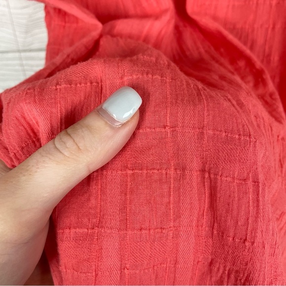 Hester & Orchard Coral V-Neck Blouse Size 3X - Picture 7 of 7